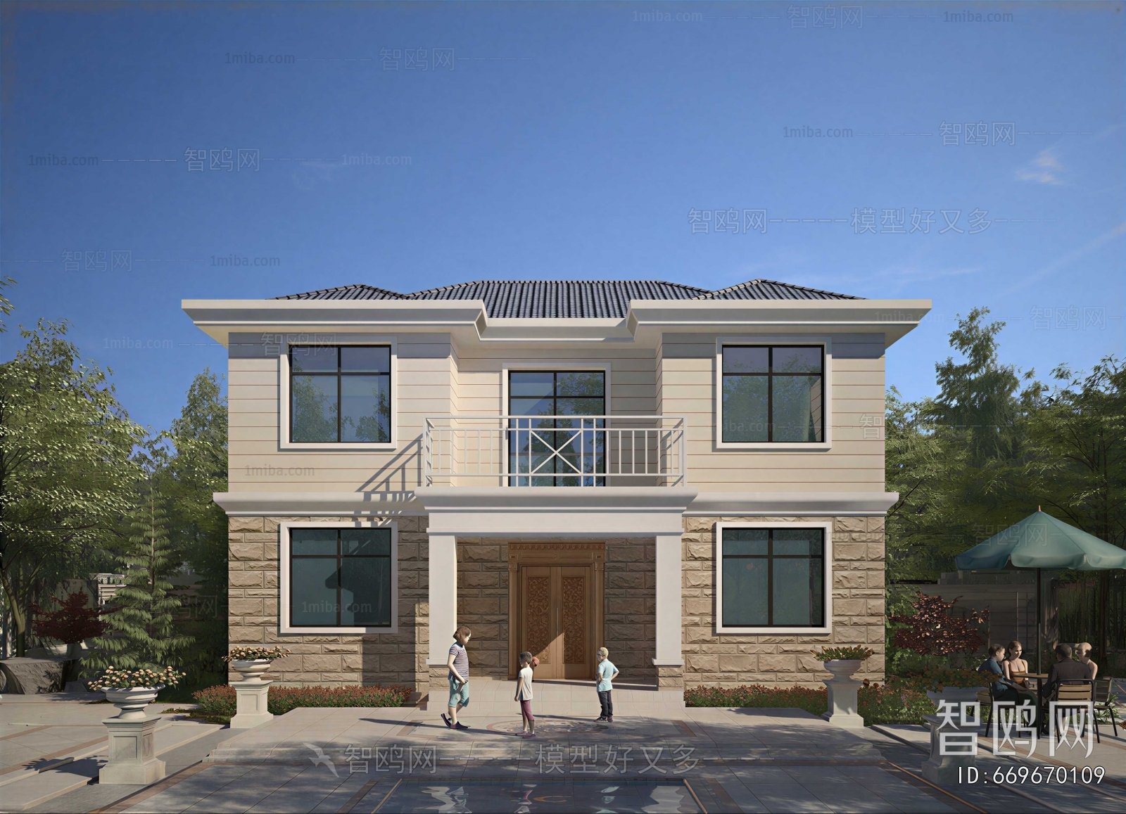 New Chinese Style Detached Villa