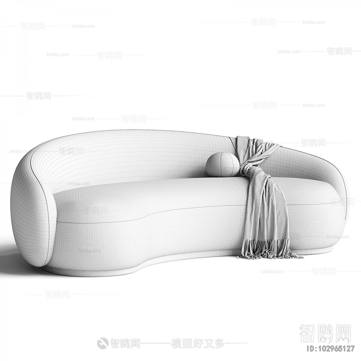 Modern Curved Sofa