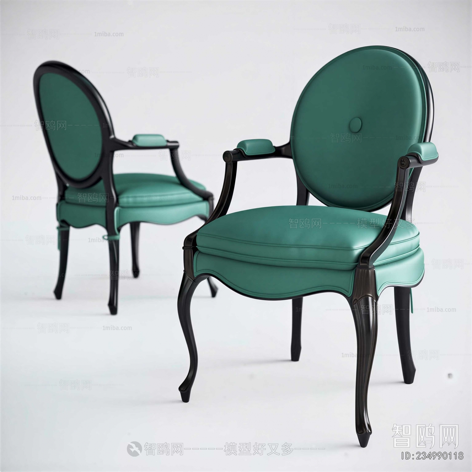 Simple European Style Lounge Chair