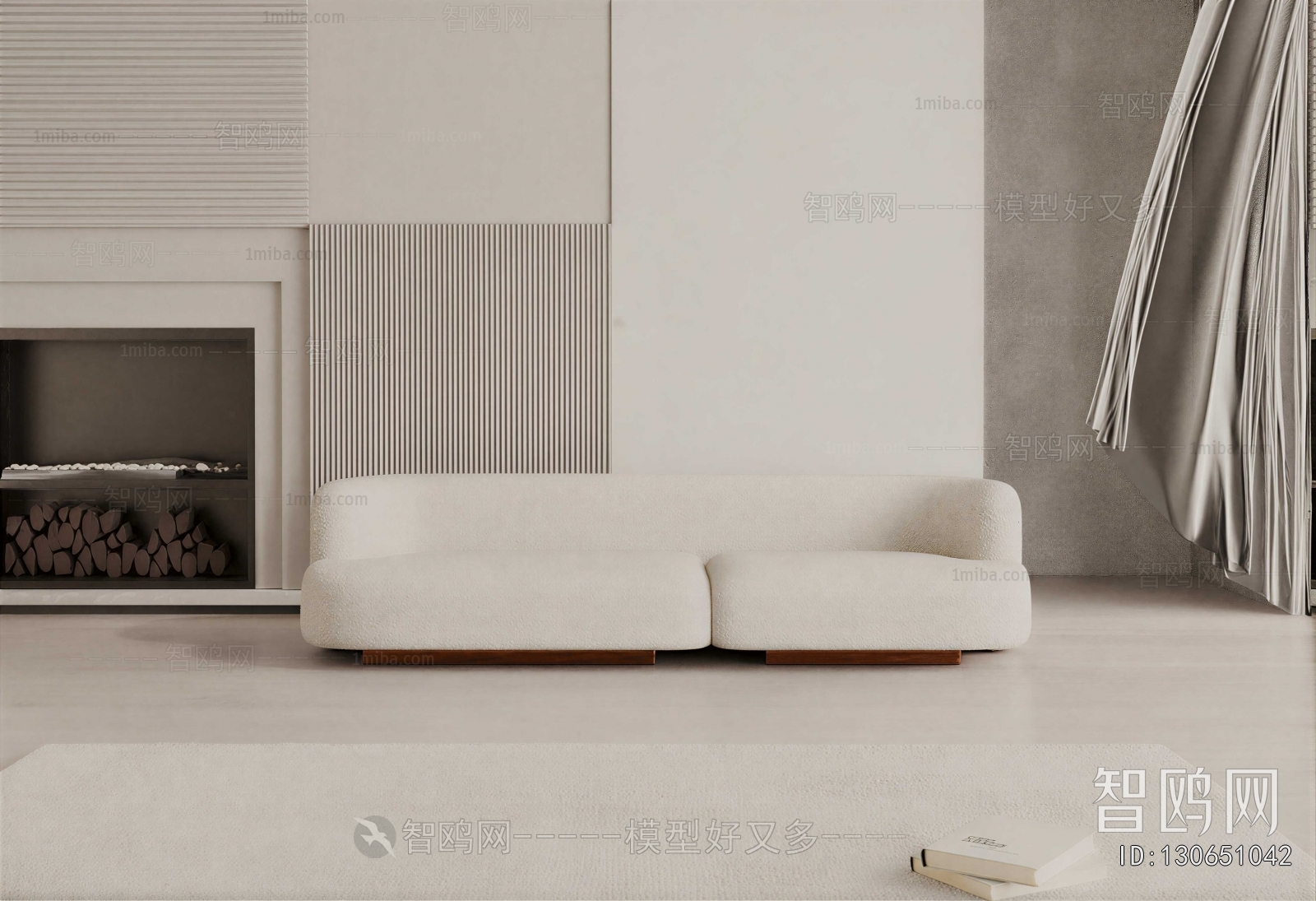 Modern Three-seat Sofa