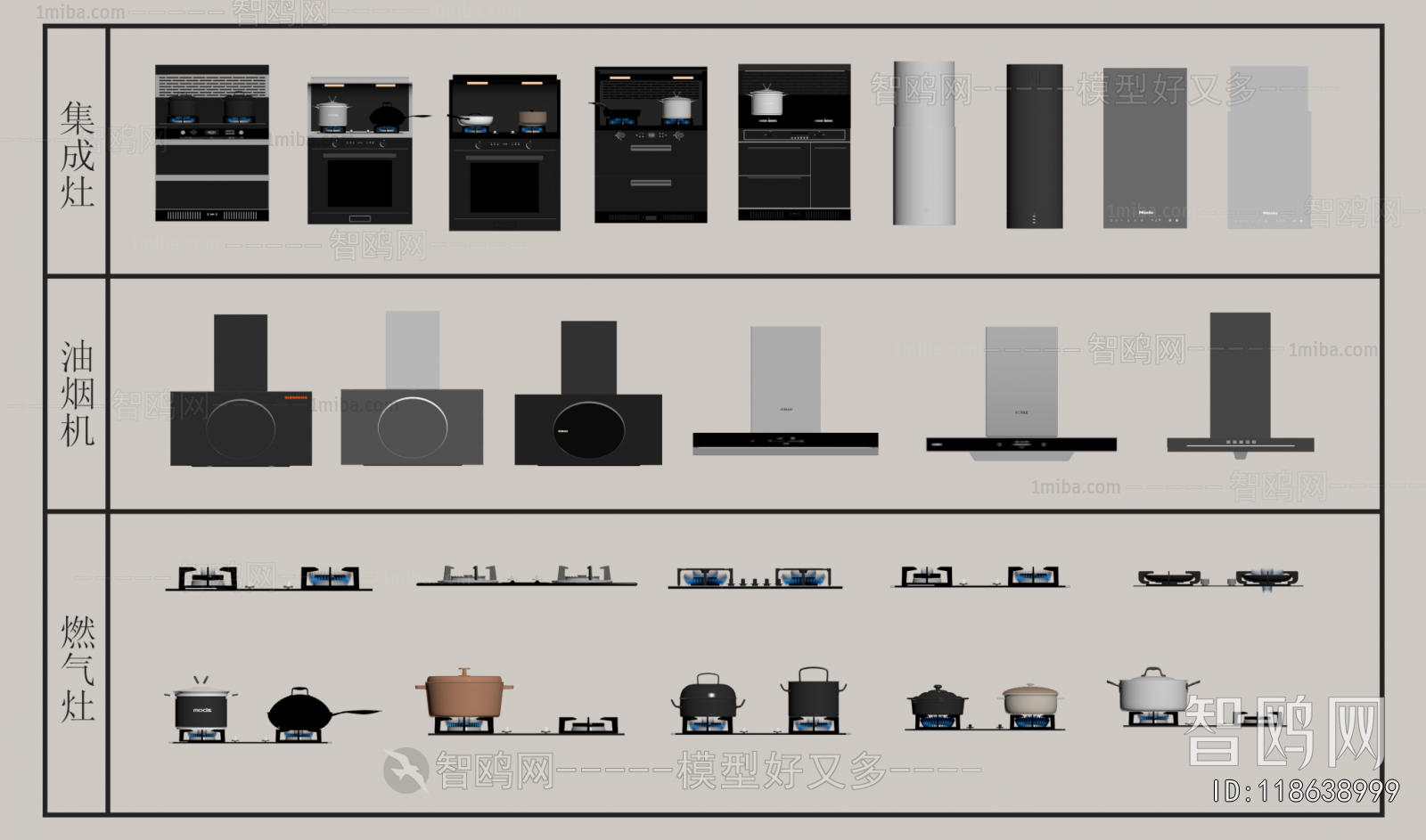 Modern Electric Kitchen Appliances