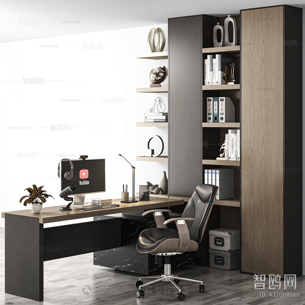New Chinese Style Office Desk And Chair
