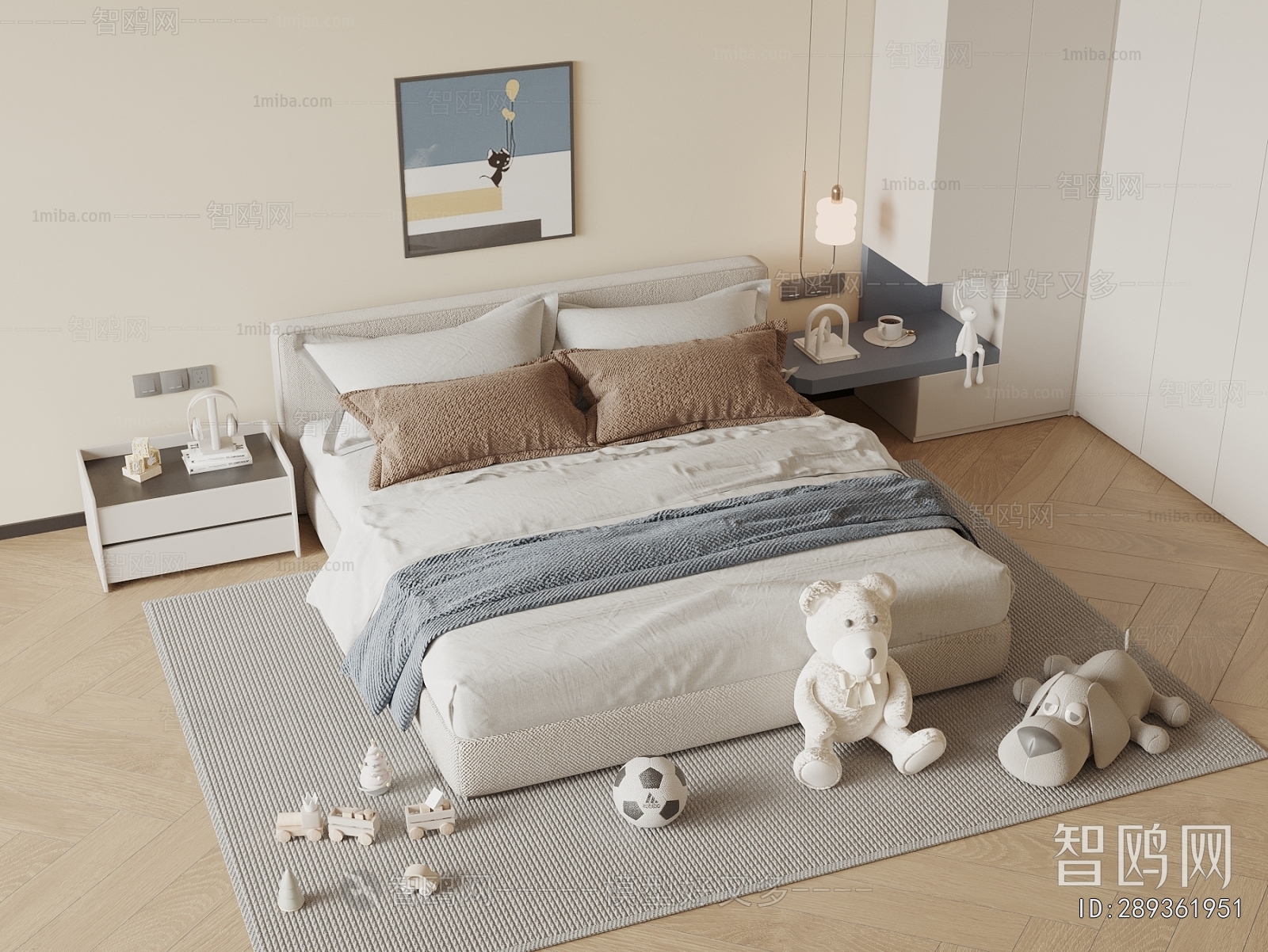 Modern Double Bed