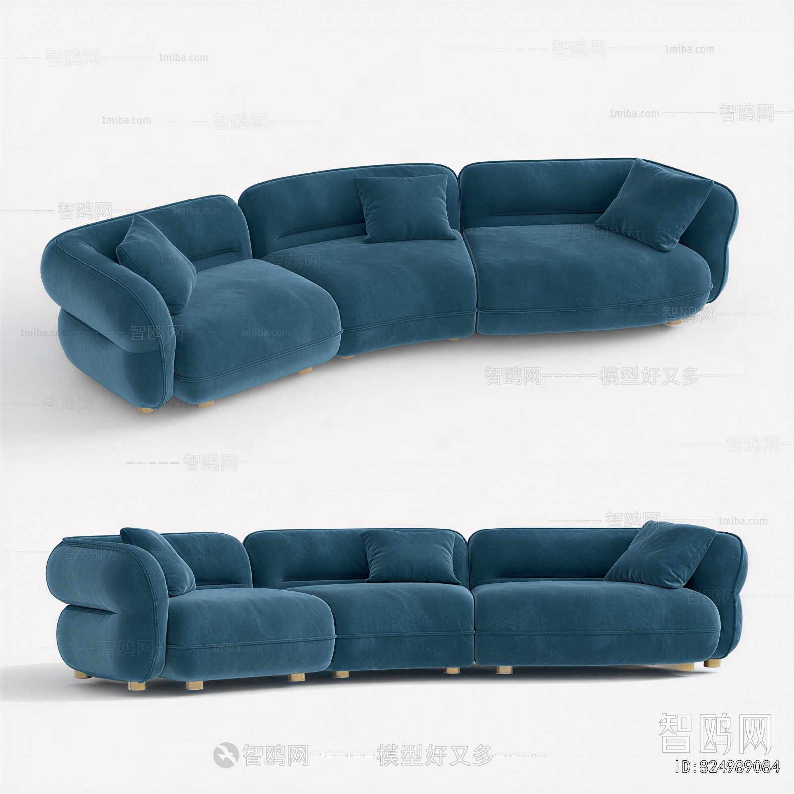 Modern Curved Sofa
