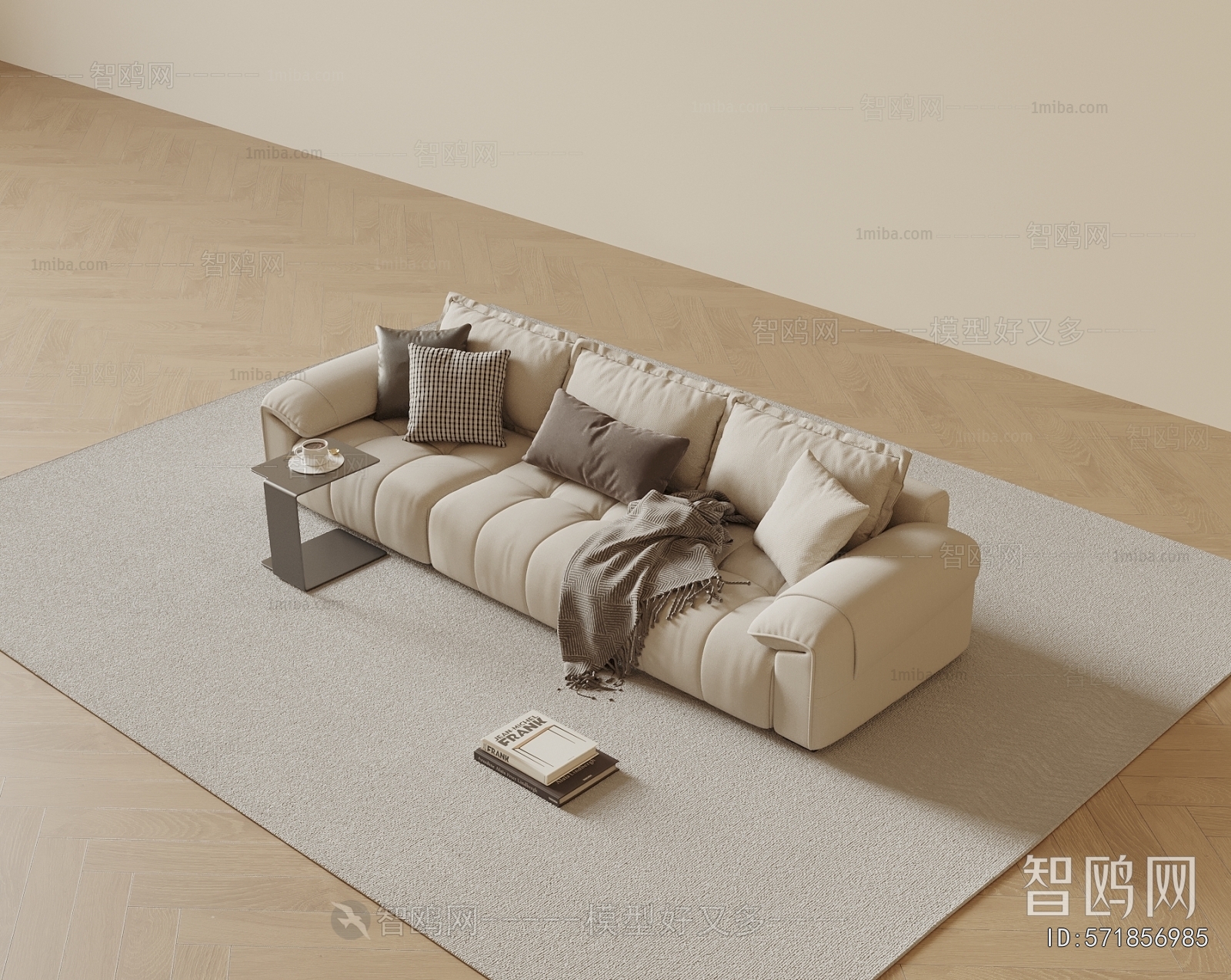 Modern Three-seat Sofa