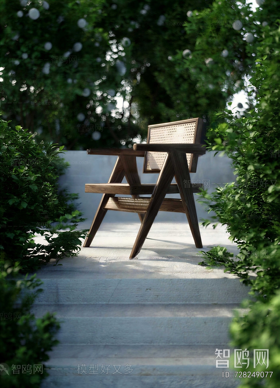 Wabi-sabi Style Lounge Chair