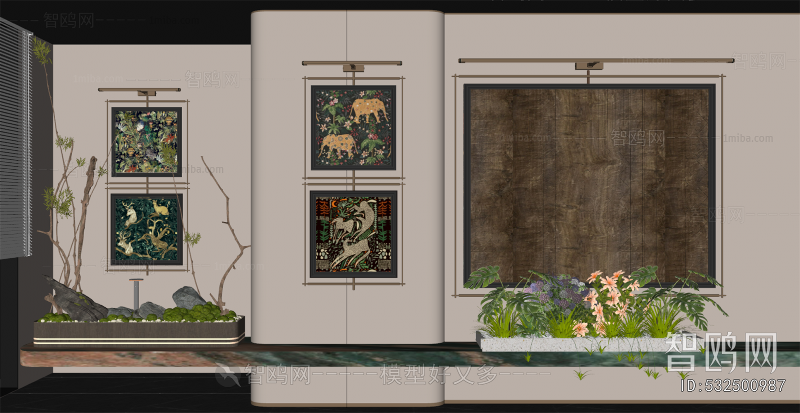 Retro Style Painting