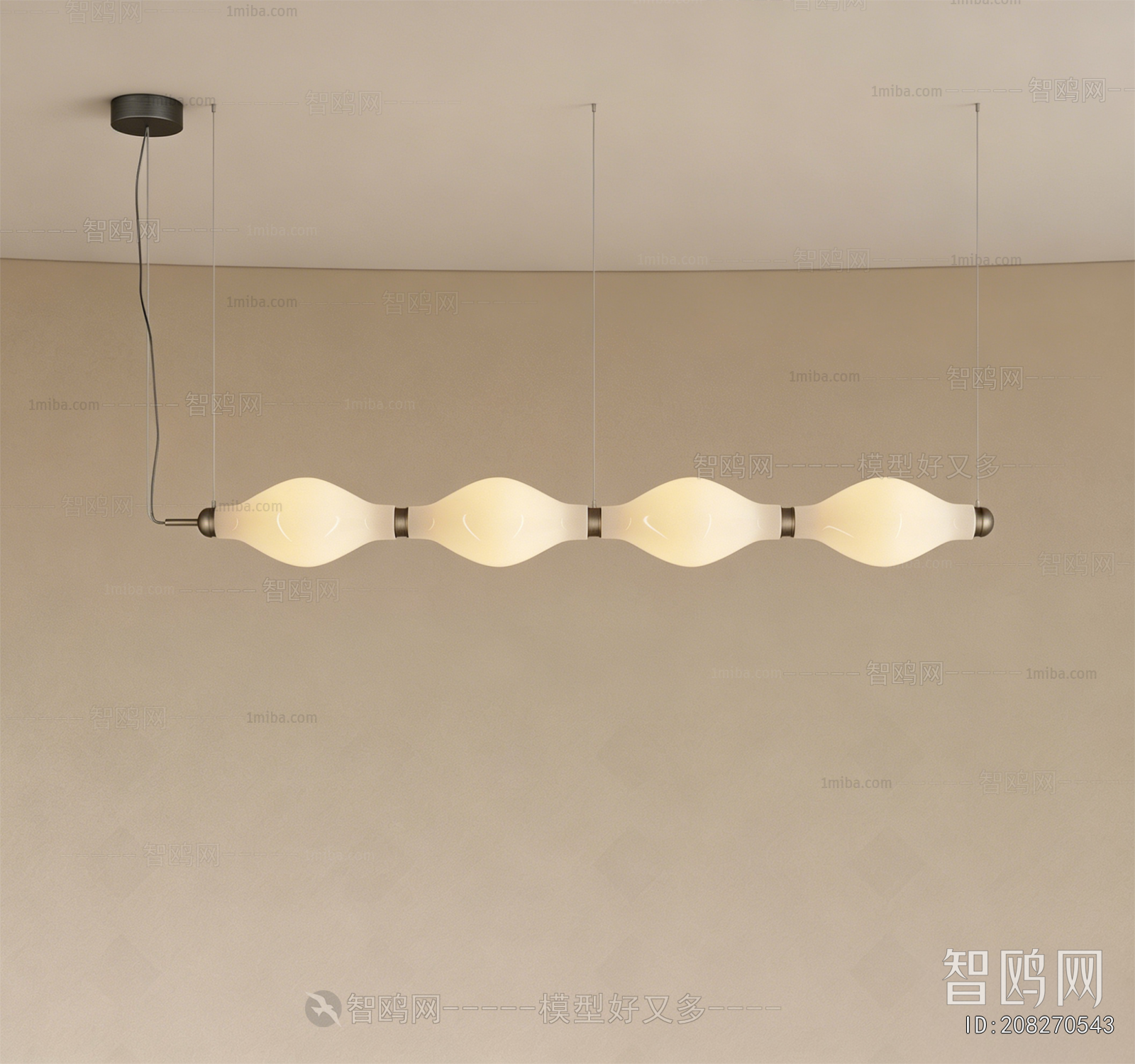 Modern Long Chandelier