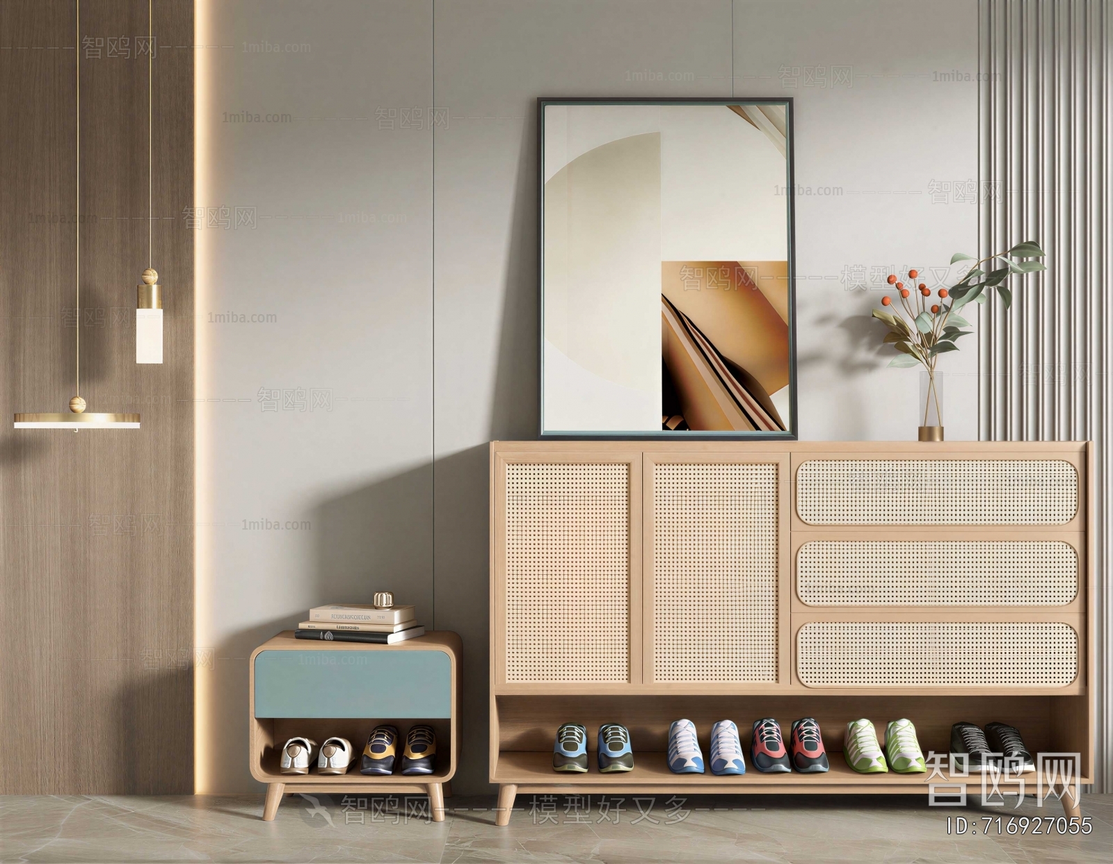 Modern Shoe Cabinet