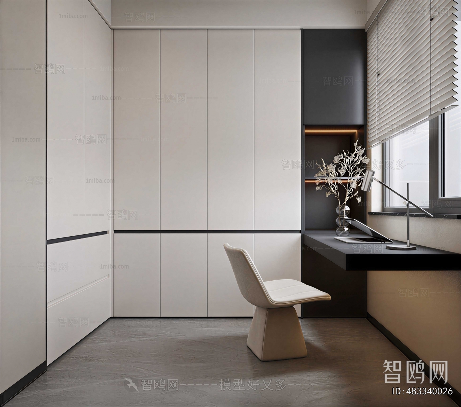 Modern Clothes Storage Area