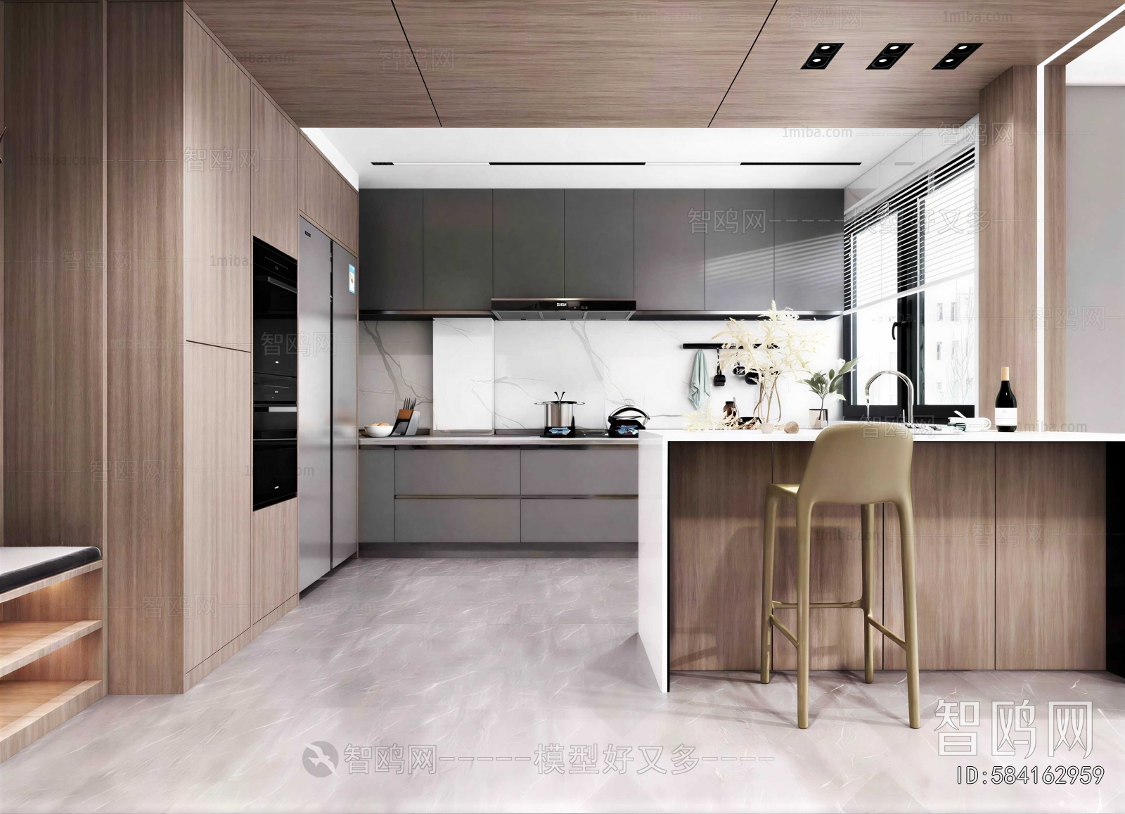 Modern The Kitchen