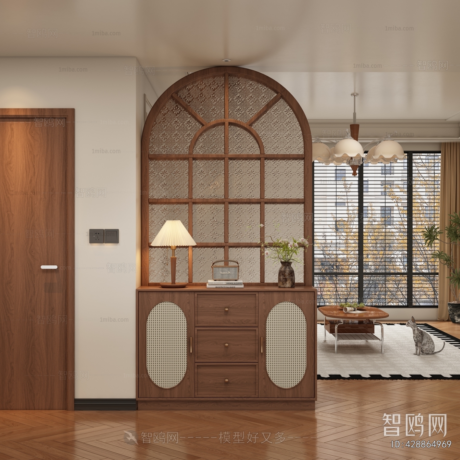 Modern Entrance Cabinet