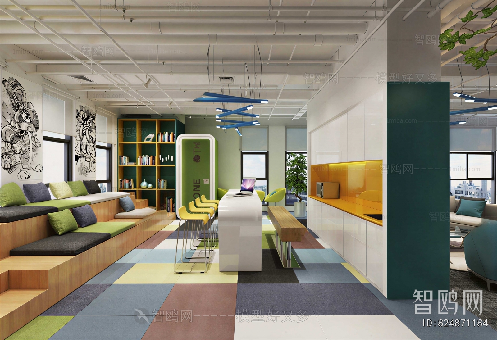 Modern Staff Recreation Room