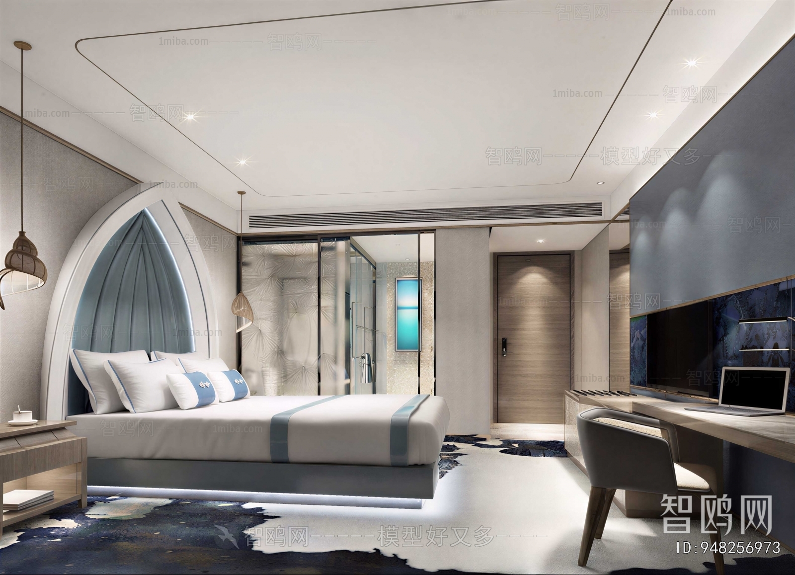 Modern Guest Room