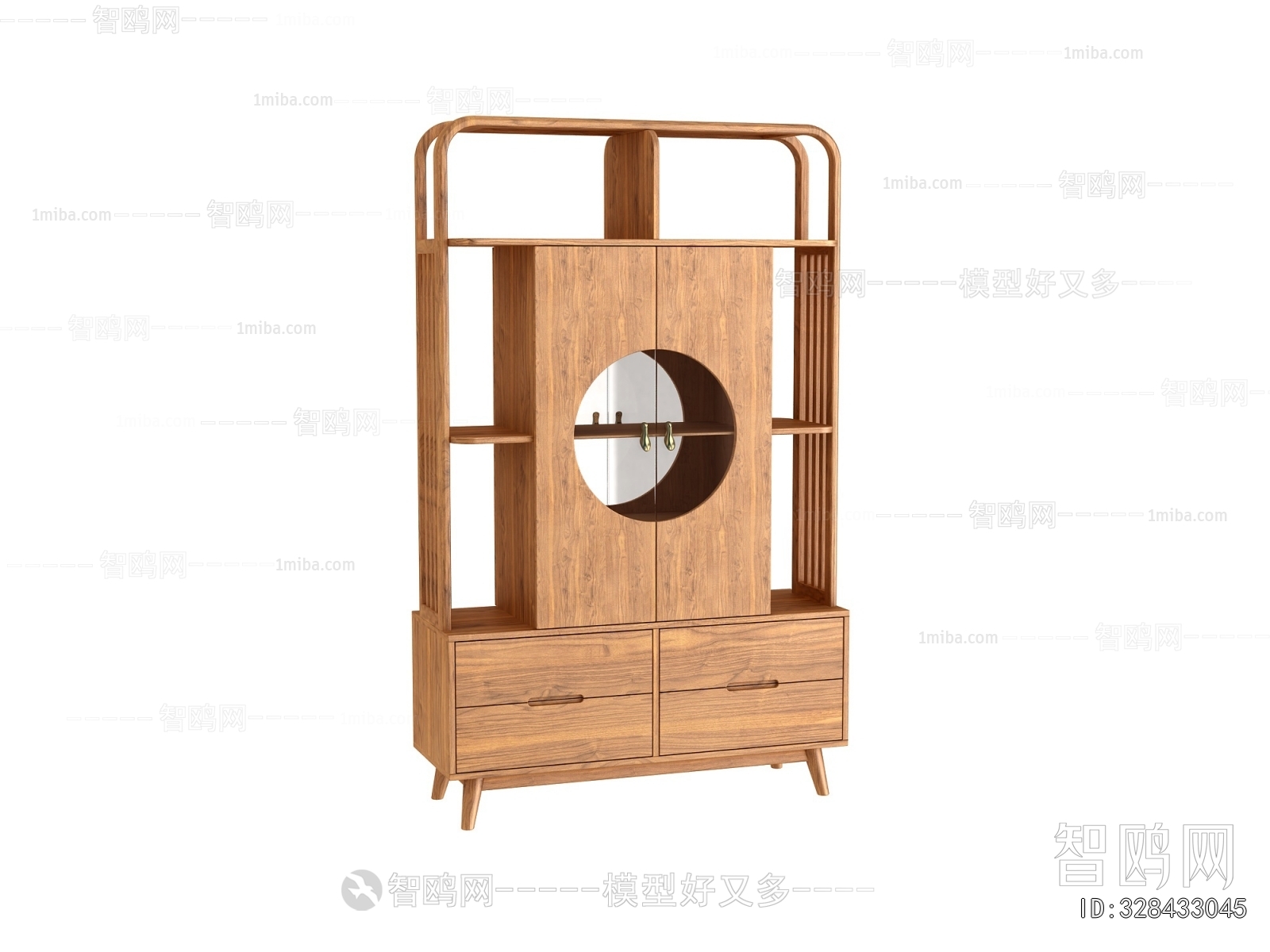 New Chinese Style Decorative Cabinet