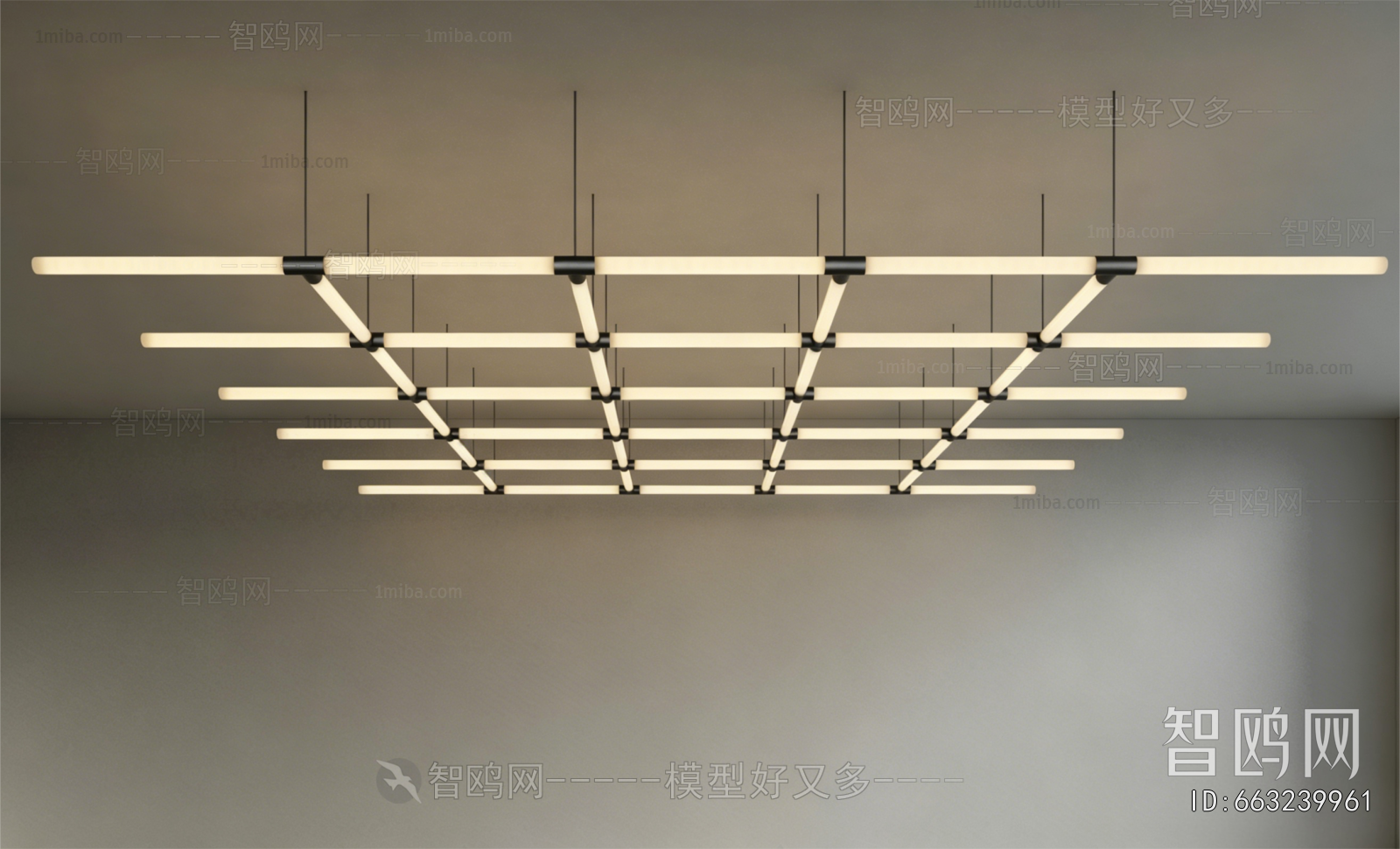 Modern Long Chandelier