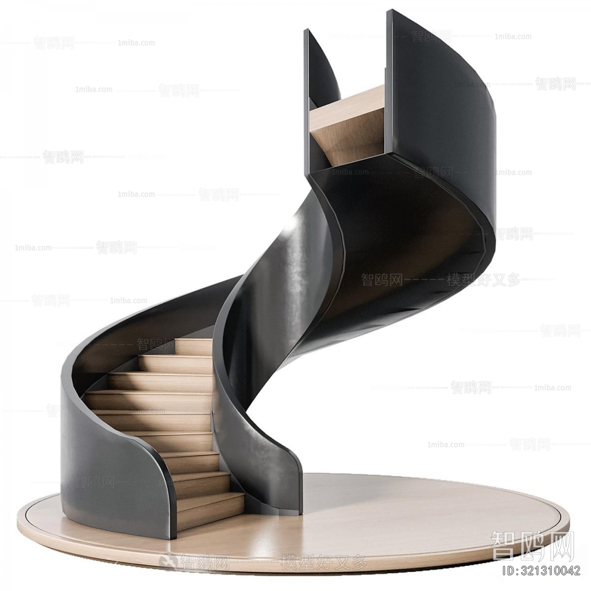Modern Rotating Staircase