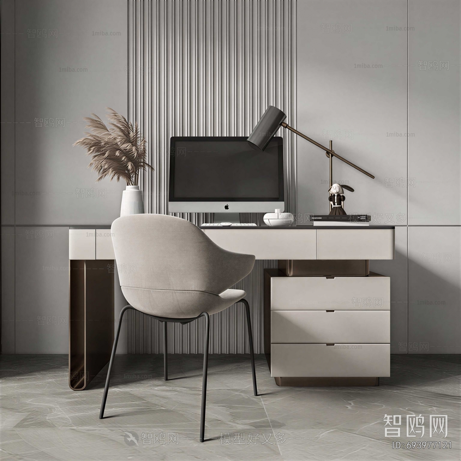 Modern Computer Desk And Chair