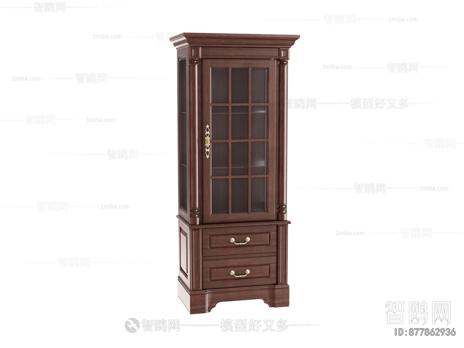 Simple European Style Bookcase