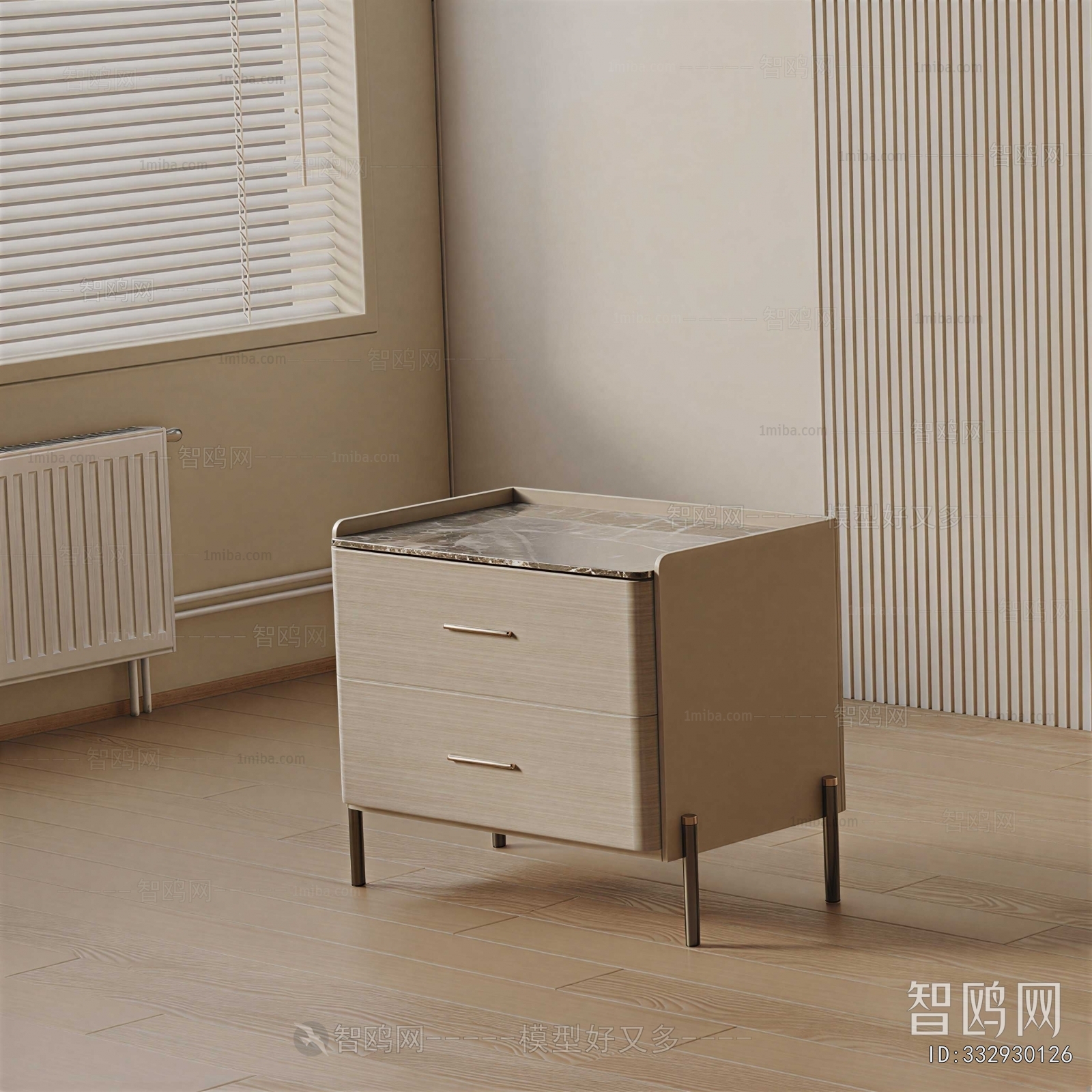 Modern Bedside Cupboard