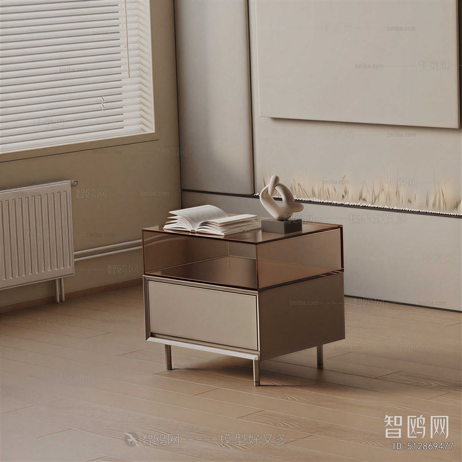 Modern Bedside Cupboard