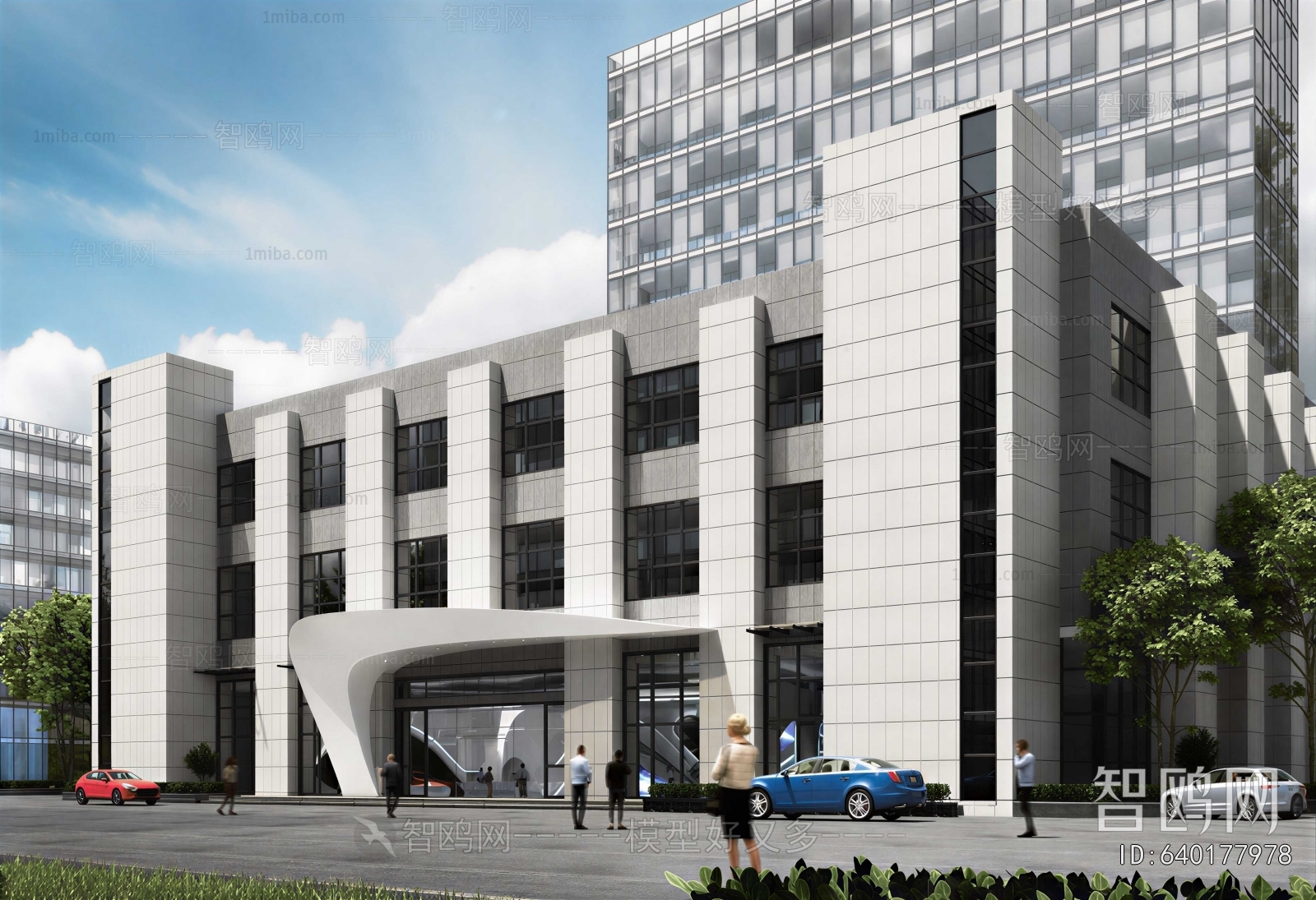 Modern Appearance Of Commercial Building