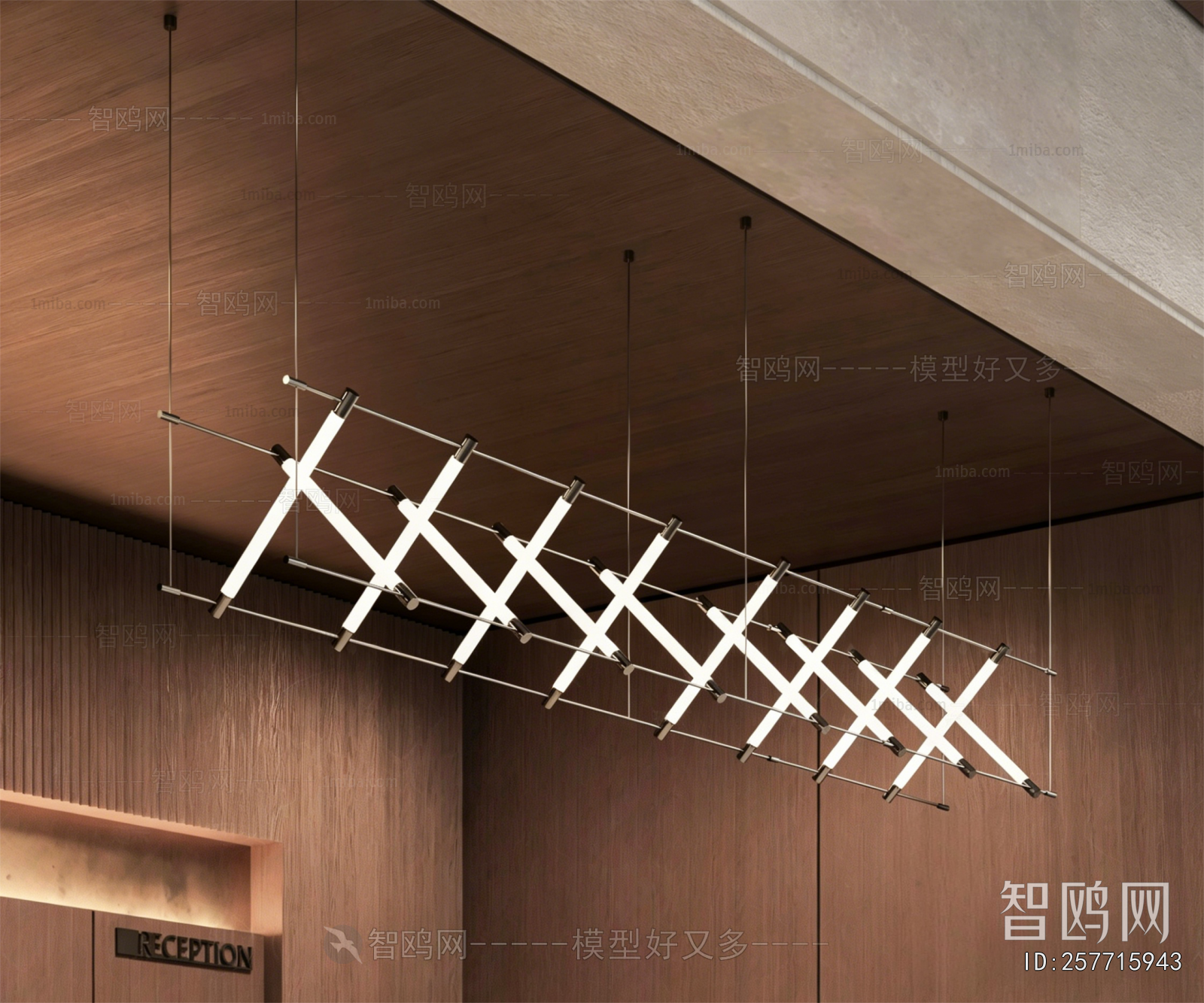 Modern Long Chandelier