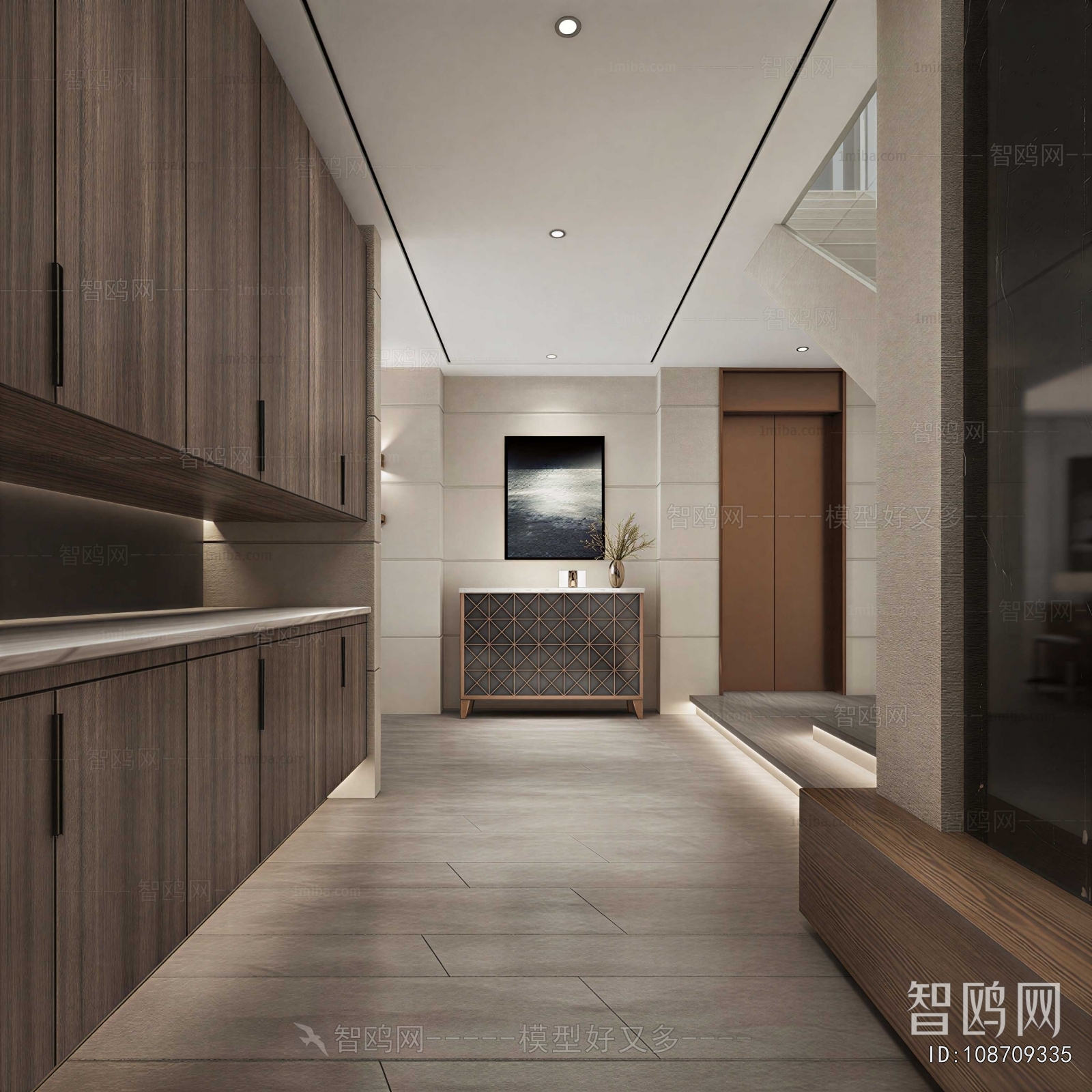 Modern Entrance Cabinet