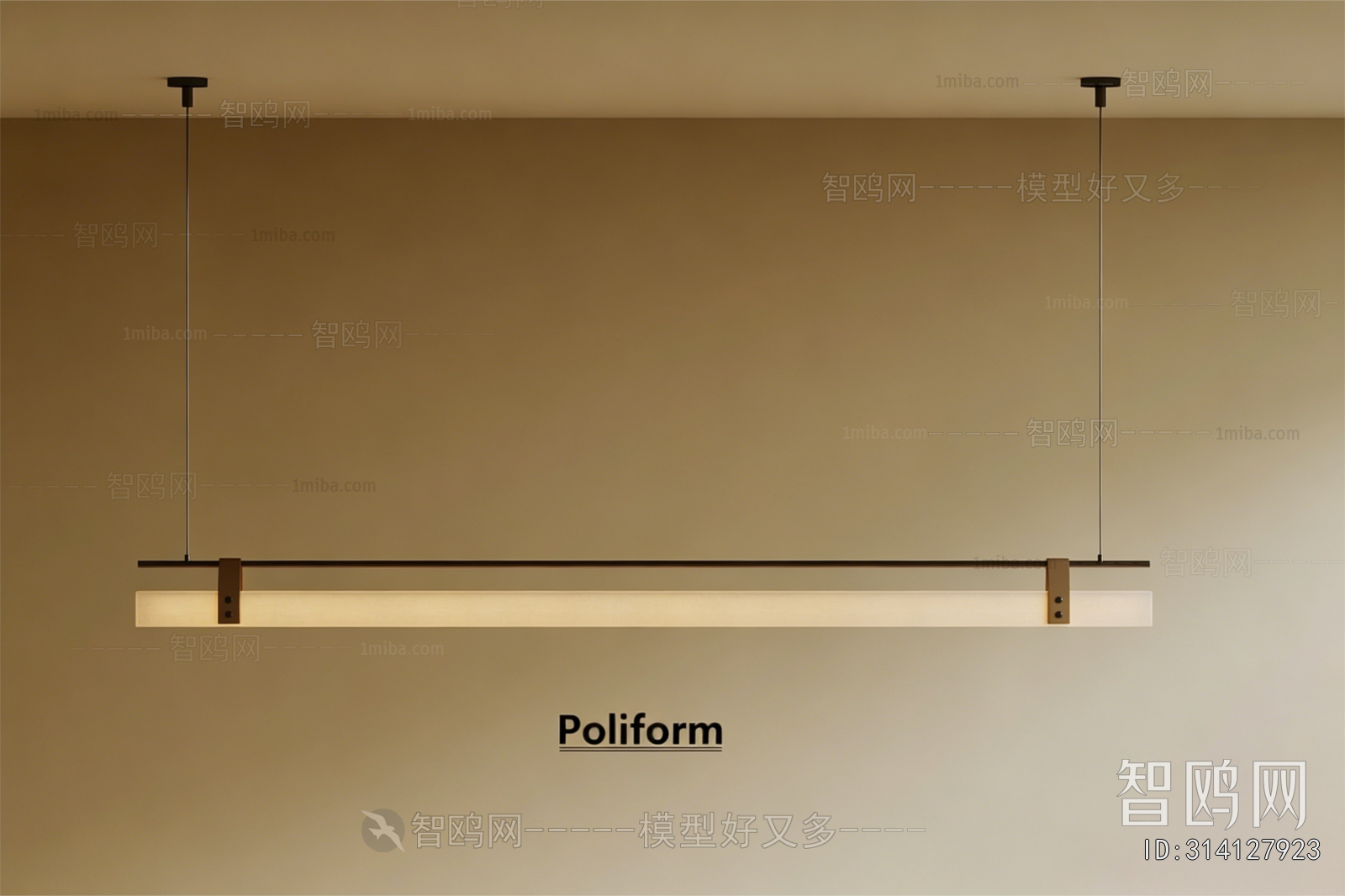 New Chinese Style Long Chandelier