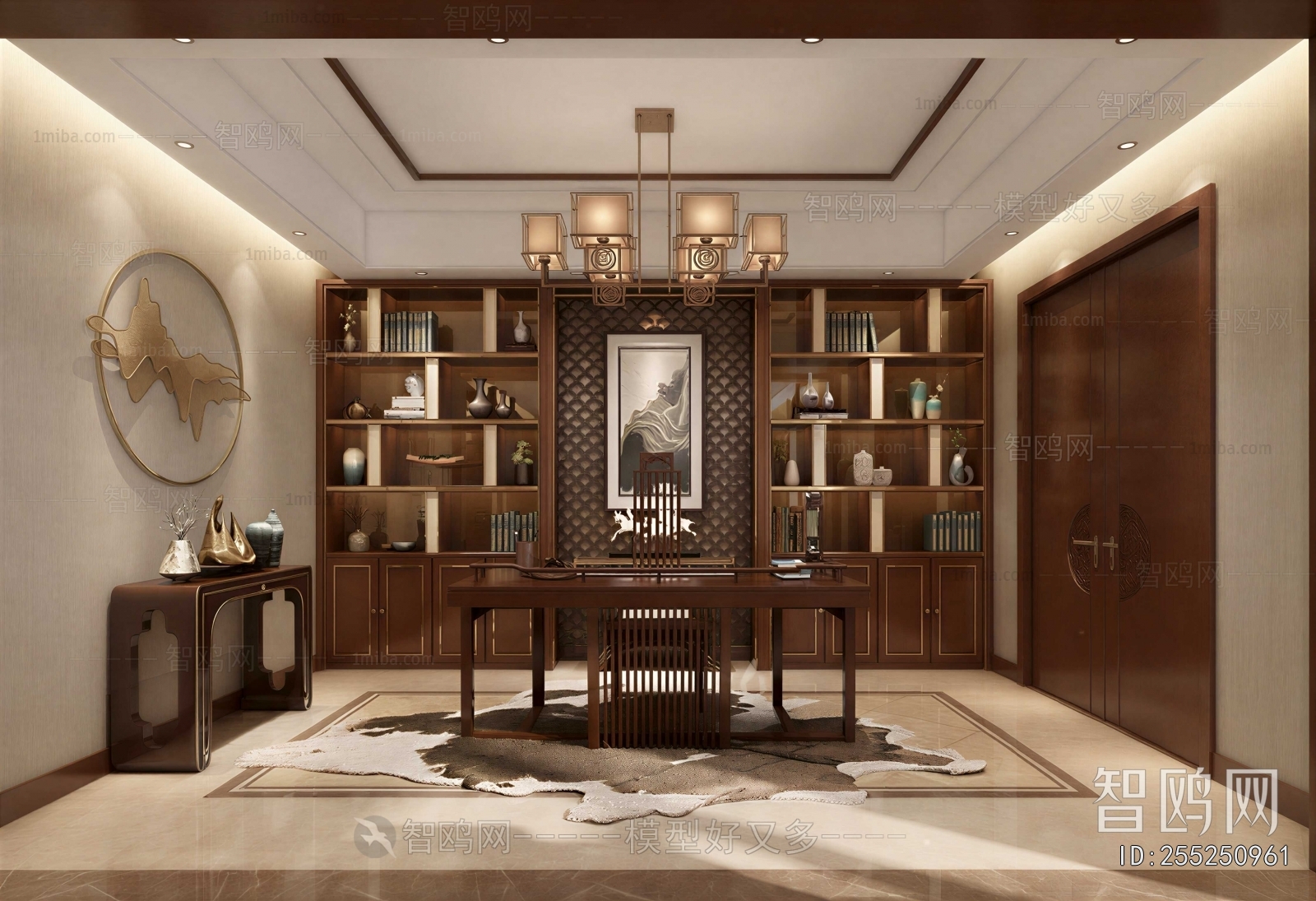 New Chinese Style Study Space