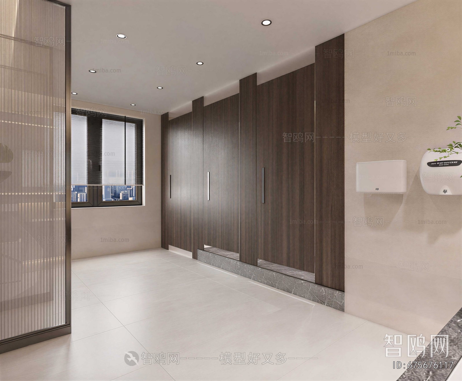 Modern Public Toilet
