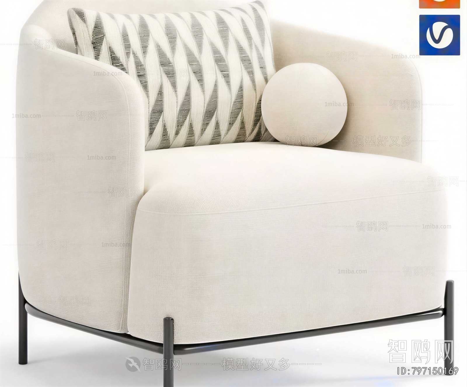 Modern Single Sofa
