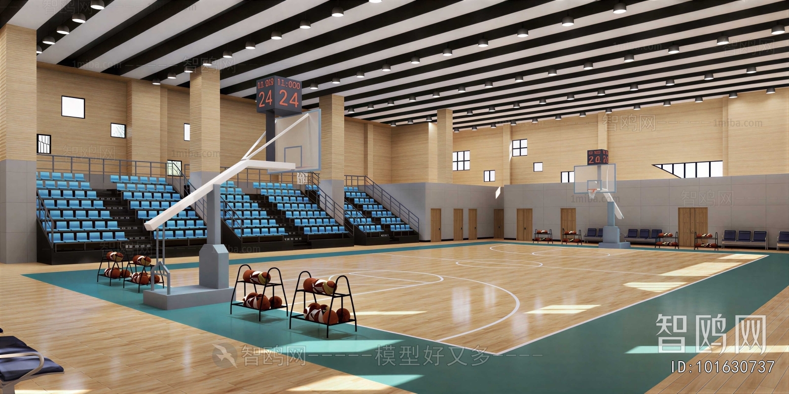 Modern Indoor Stadium