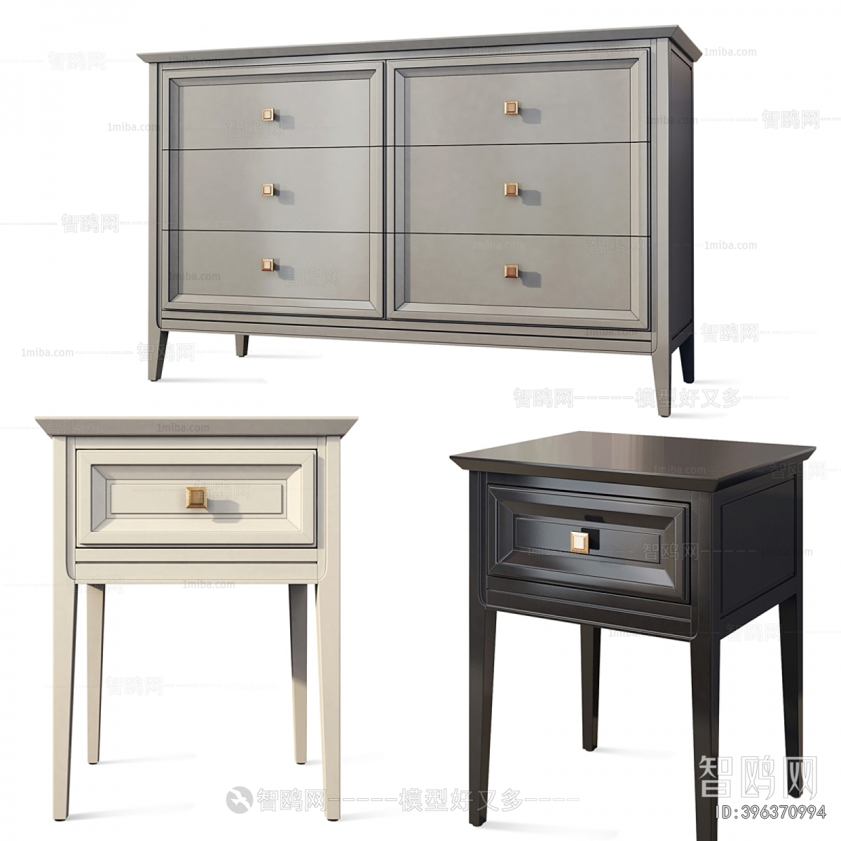 Modern Bedside Cupboard