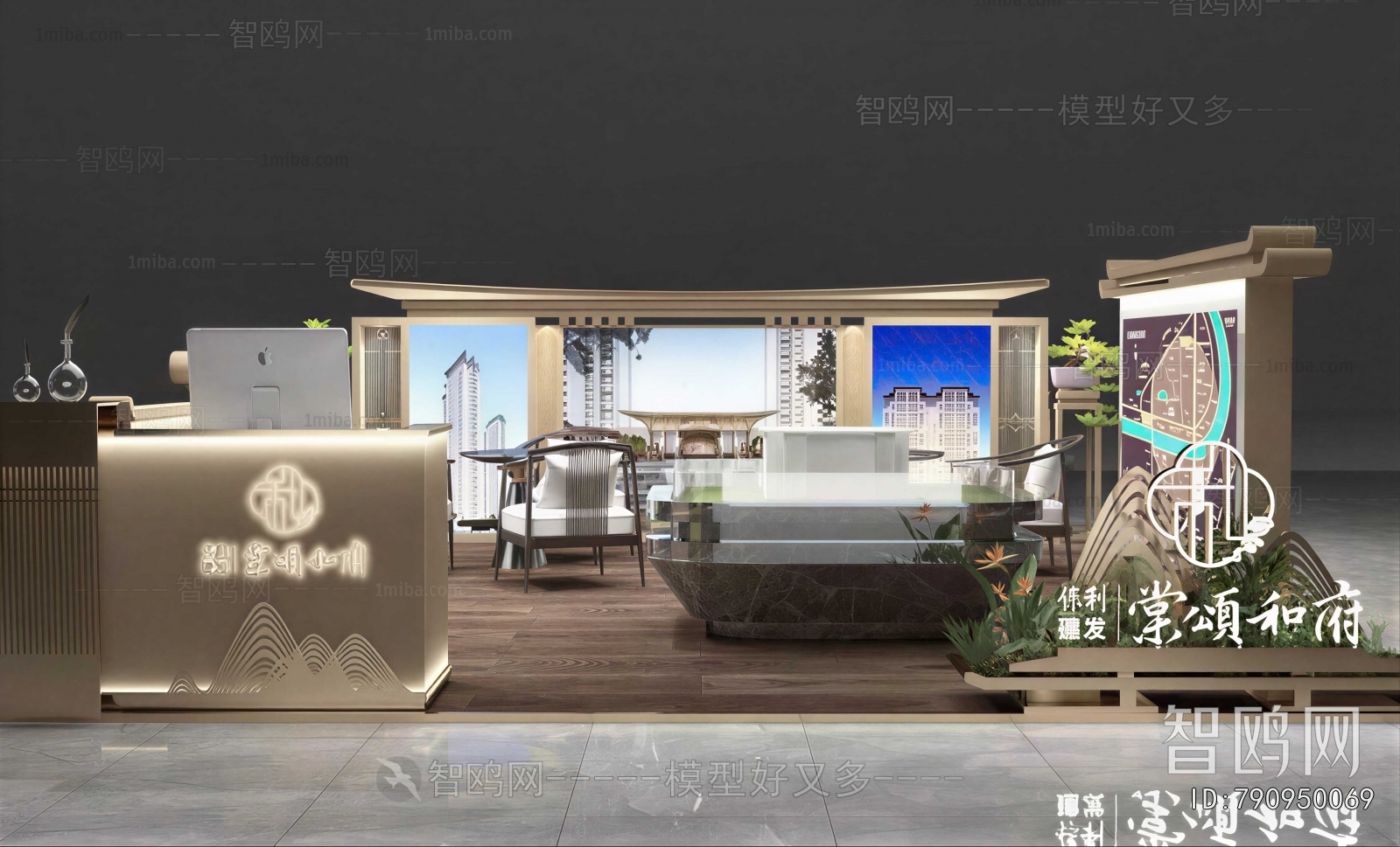 New Chinese Style Exhibition Hall