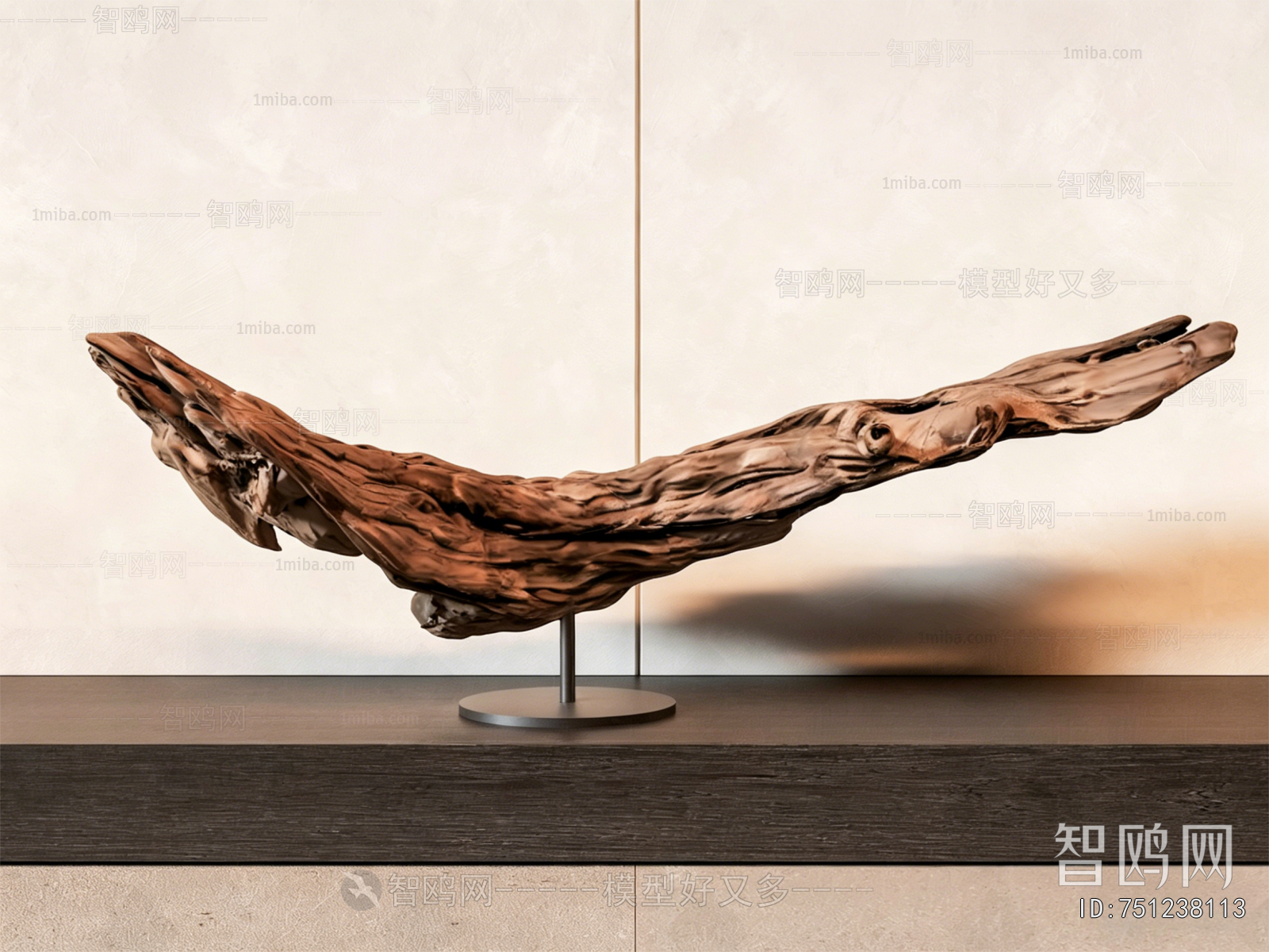Wabi-sabi Style Root Carving