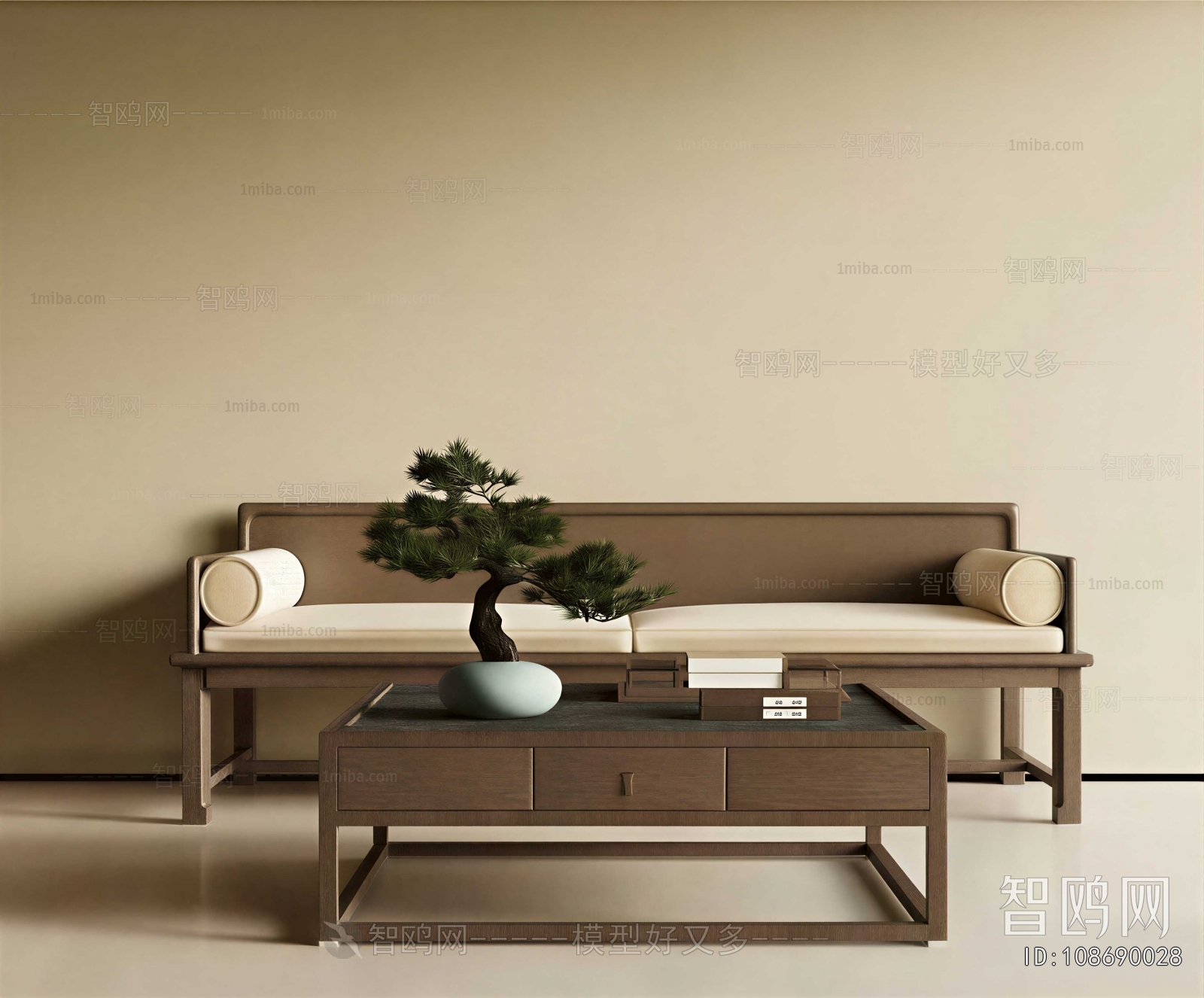 New Chinese Style Sofa Combination
