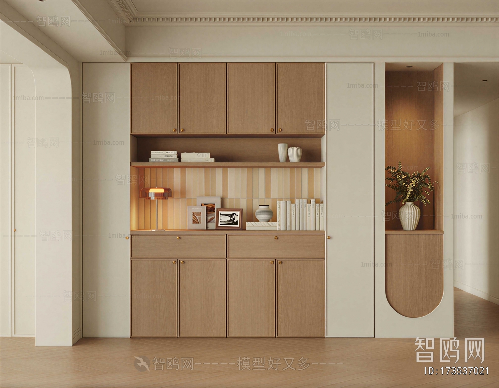 Modern Wabi-sabi Style Sideboard
