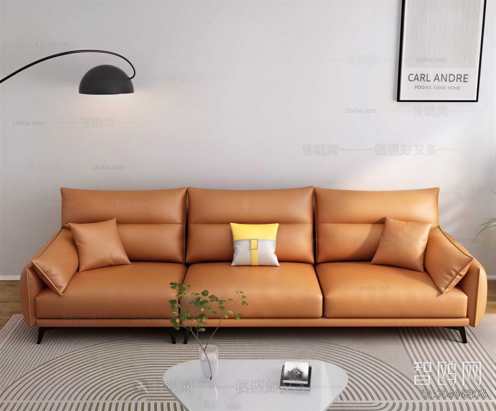 Modern Three-seat Sofa