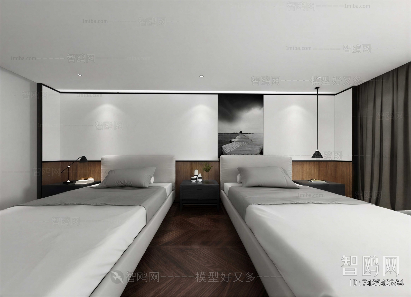Modern Guest Room
