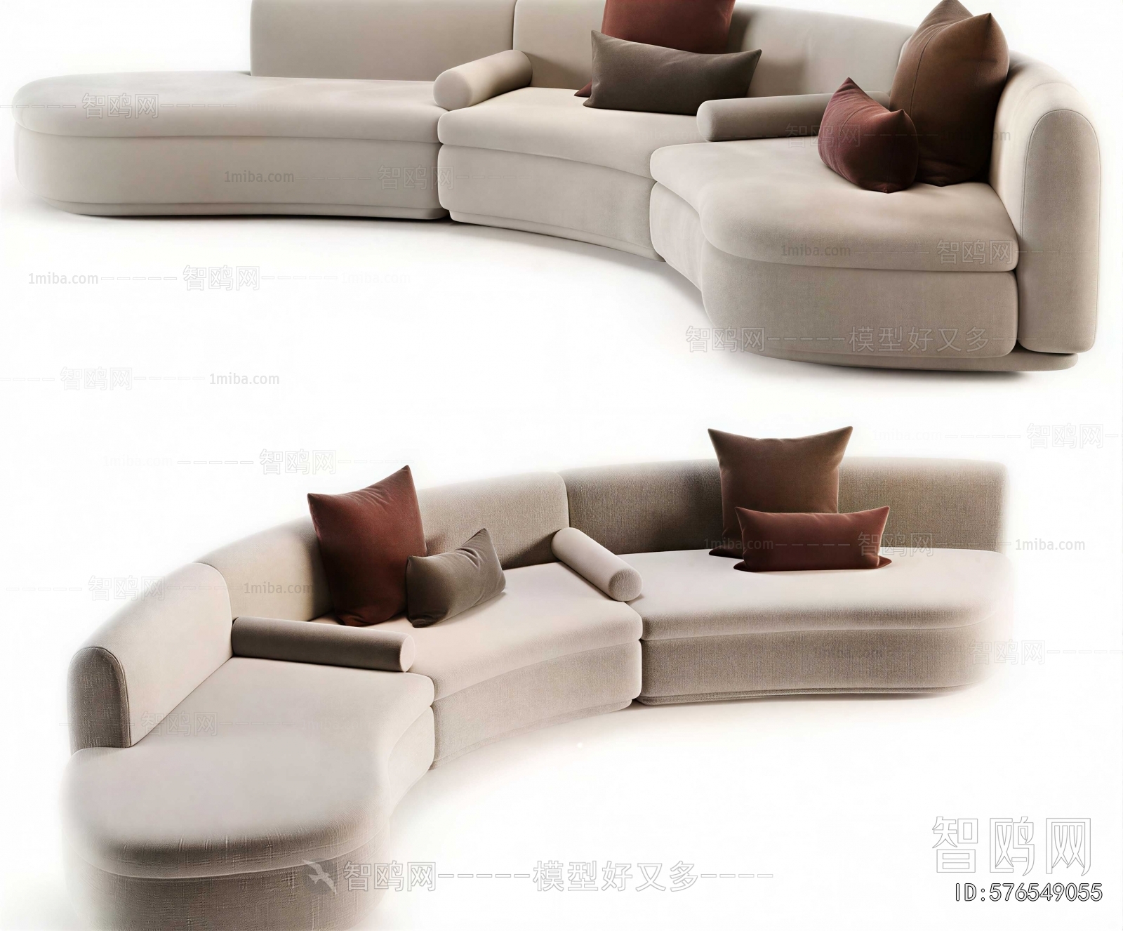 Modern Curved Sofa