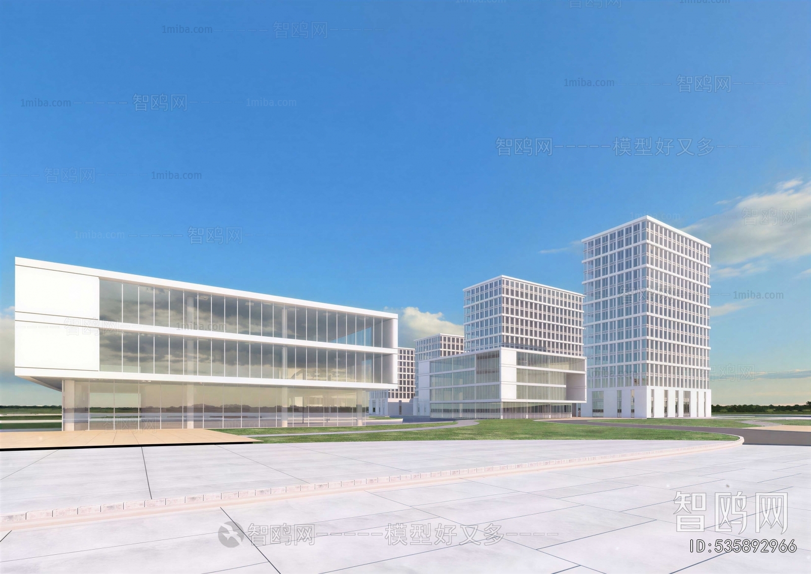 Modern Appearance Of Commercial Building