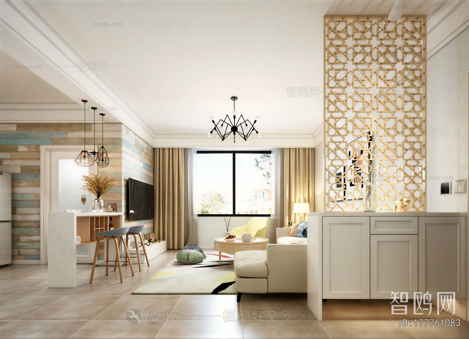 American Style A Living Room