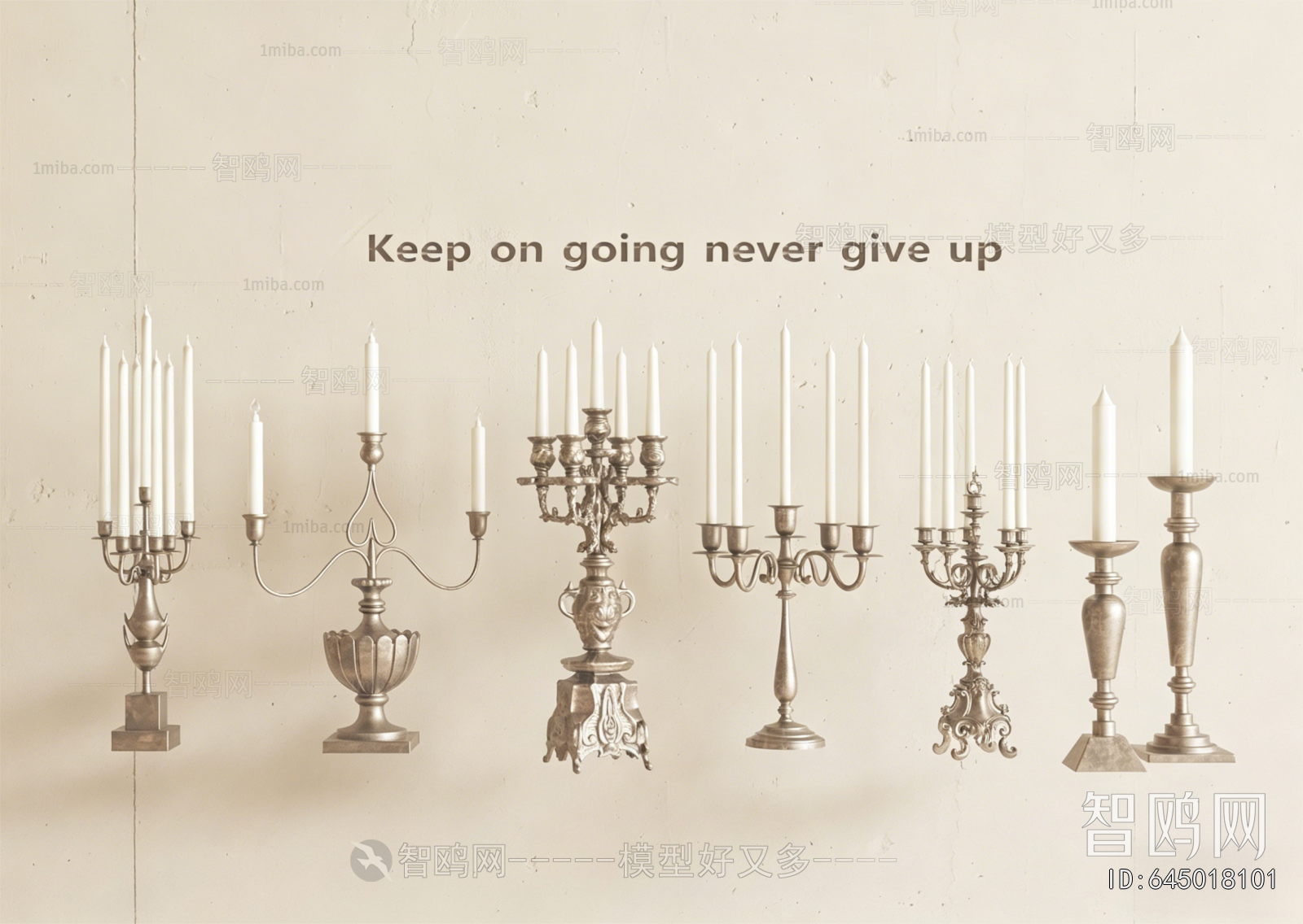French Style Candles/Candlesticks