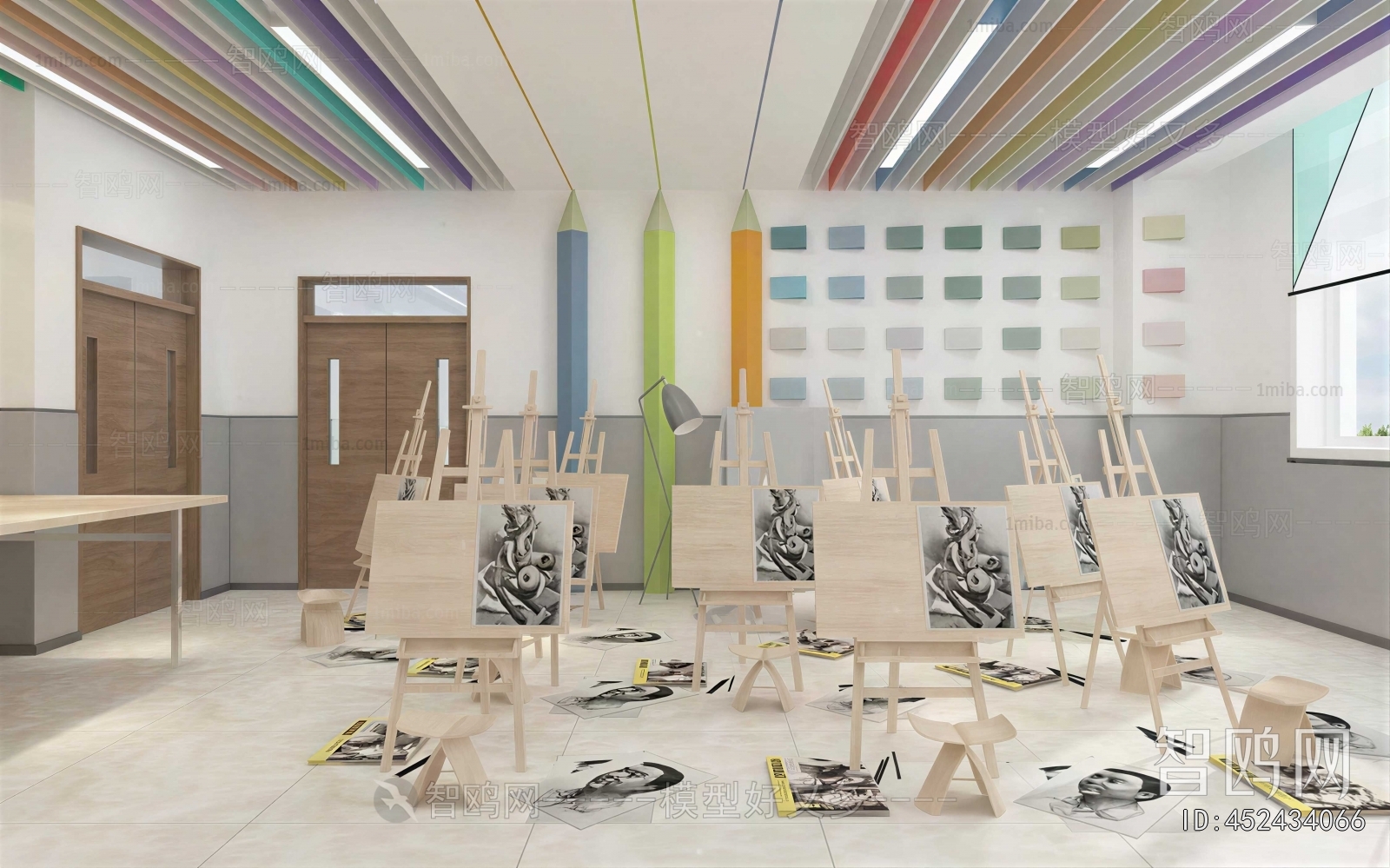Modern Art Room