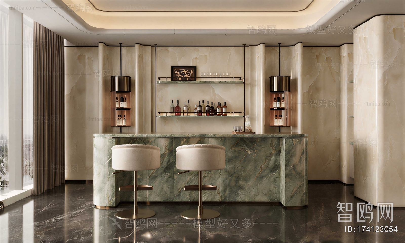 Modern Counter Bar