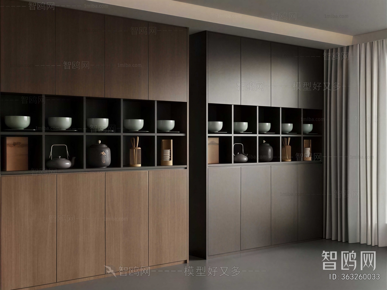 New Chinese Style Bookcase