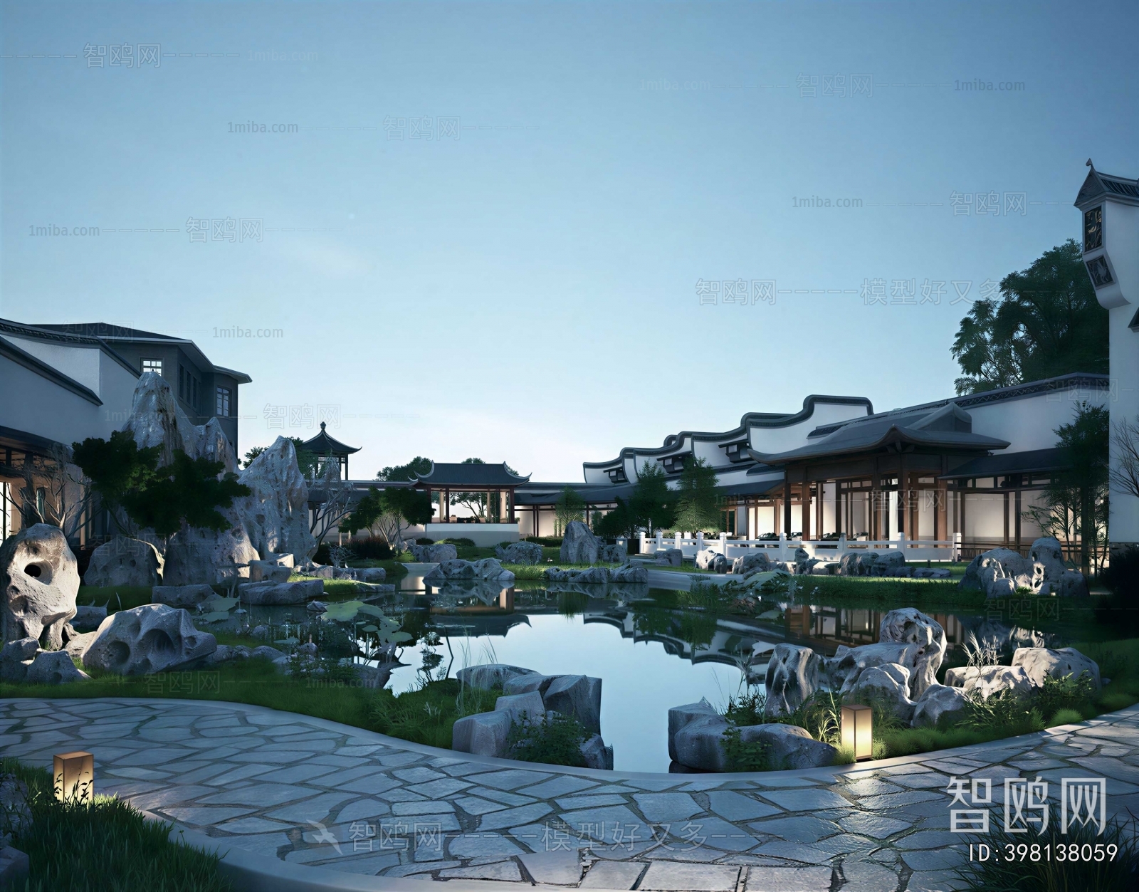 Chinese Style Courtyard/landscape