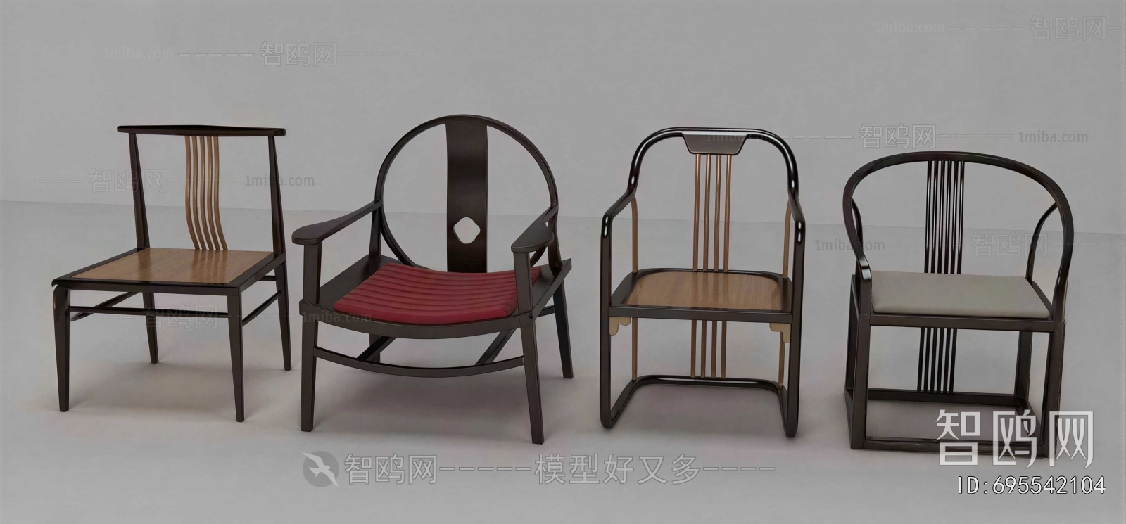 New Chinese Style Lounge Chair