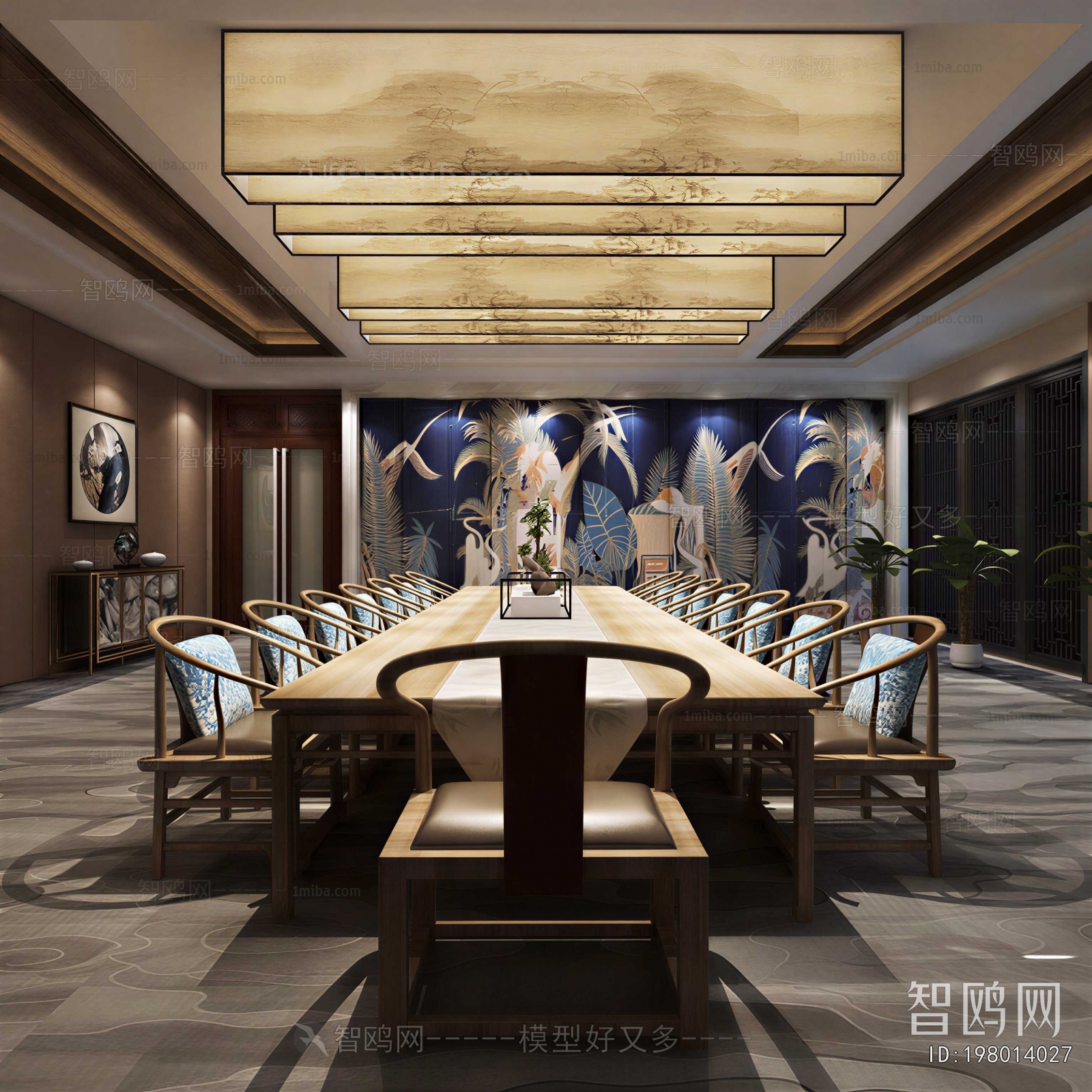New Chinese Style Dining Room